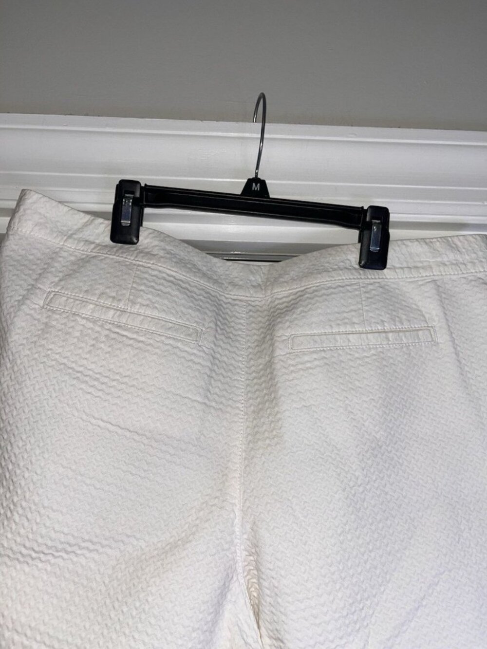 Lilly Pulitzer Resort White Buttercup Shorts Sz 10 Scalloped Hem 5" Inseam Jacqu - Picture 8 of 11